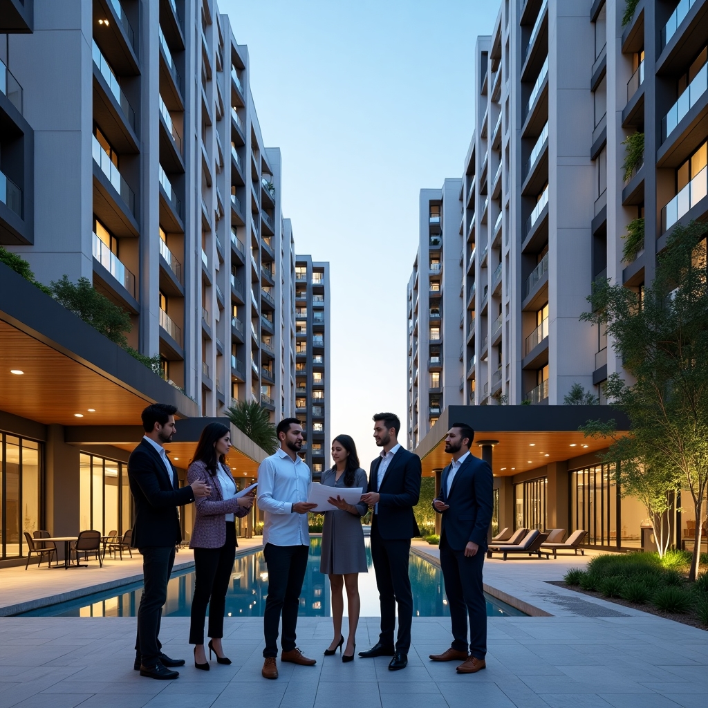 Contemporary residential development